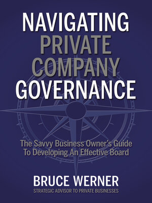 cover image of Navigating Private Company Governance